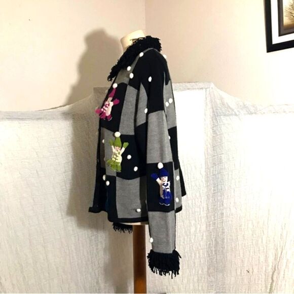 Karen Scott Vtg Y2K Christmas Sweater Size PL - Picture 3 of 9